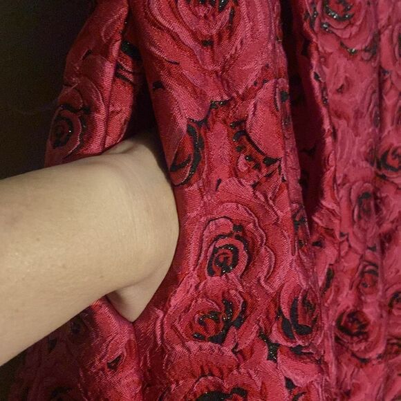 Betsy & Adam Women's Knee Length Party/Cocktail Floral Dress Size 12 - Picture 4 of 8